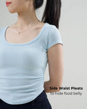 Sculpted Scoop Neck T