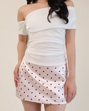 French Drape Off-shoulder