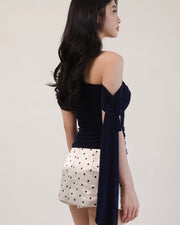 French Drape Off-shoulder