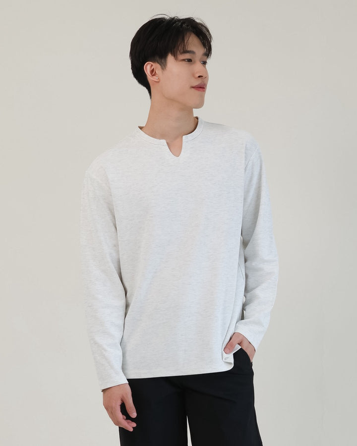 Chill Oversized Long Sleeves in Grey