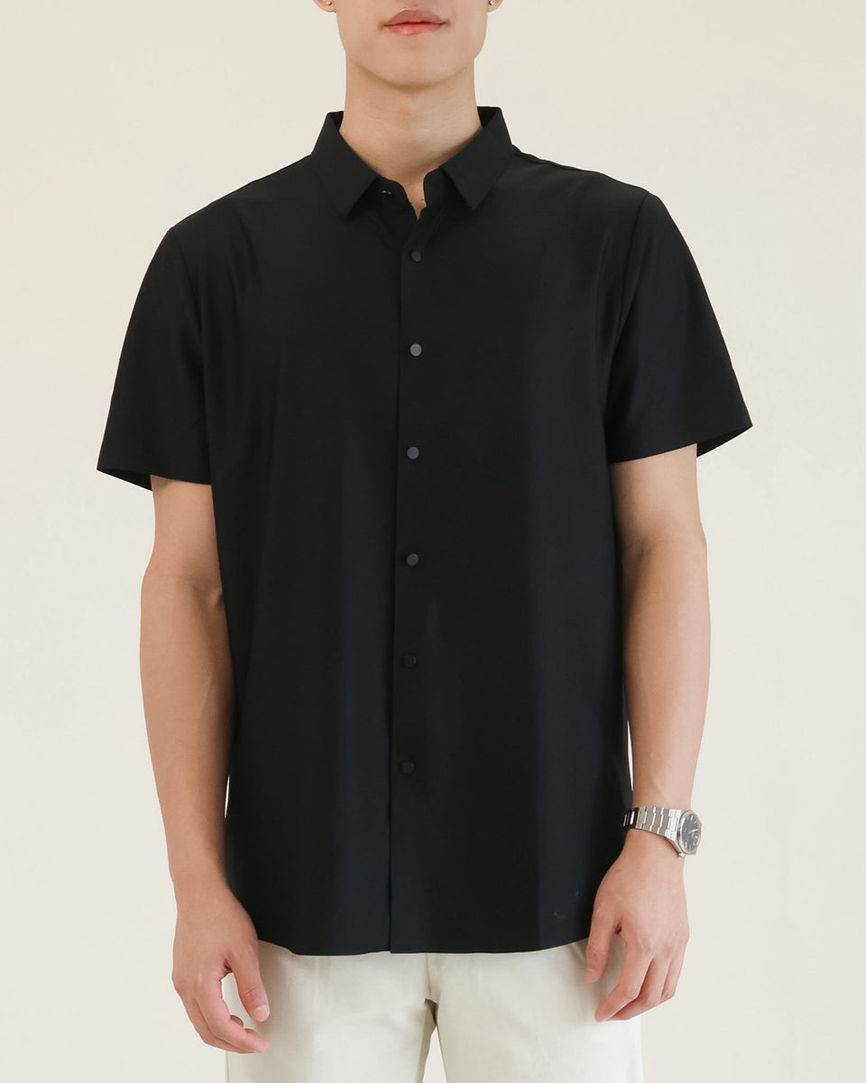 Cooling Buttoned Shirt — garment detail