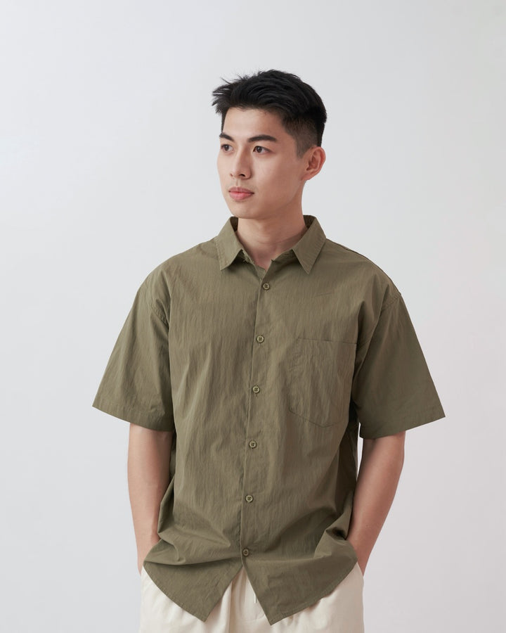 City Boy Shirt in Army Green