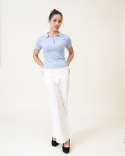 Cleanfit Ribbed Polo
