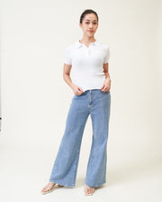 Cleanfit Ribbed Polo