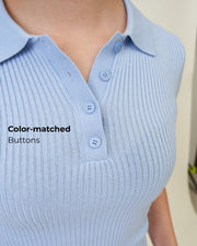 Cleanfit Ribbed Polo