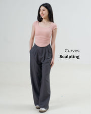 Sculpted Scoop Neck T