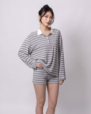 Meltstripe Long Sleeve Polo