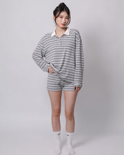 Meltstripe Long Sleeve Polo