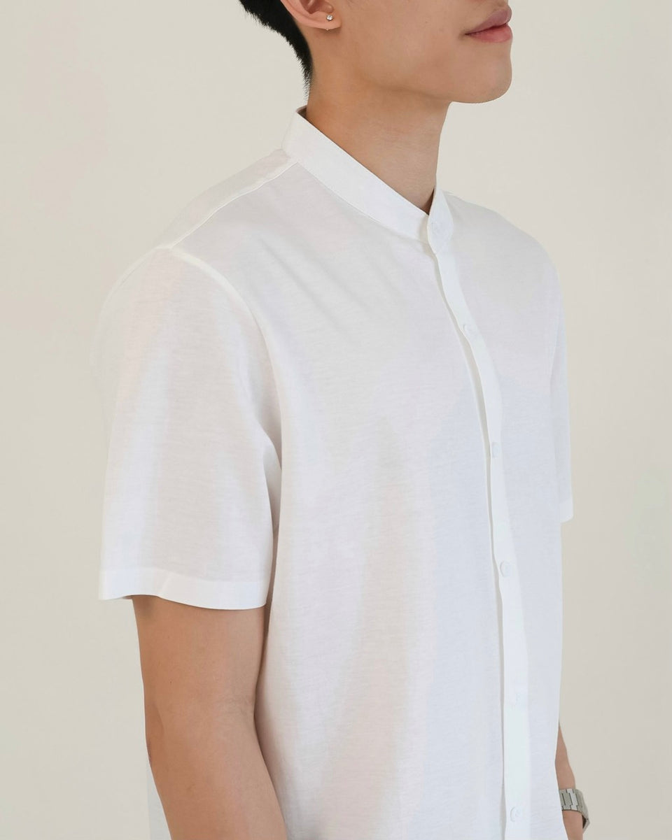 Premium Linen Short Sleeves — garment detail