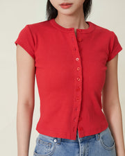 Lyon Buttoned Top