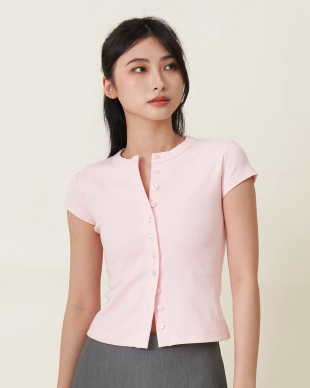 Lyon Buttoned Top