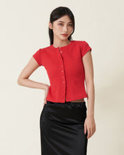 Lyon Buttoned Top