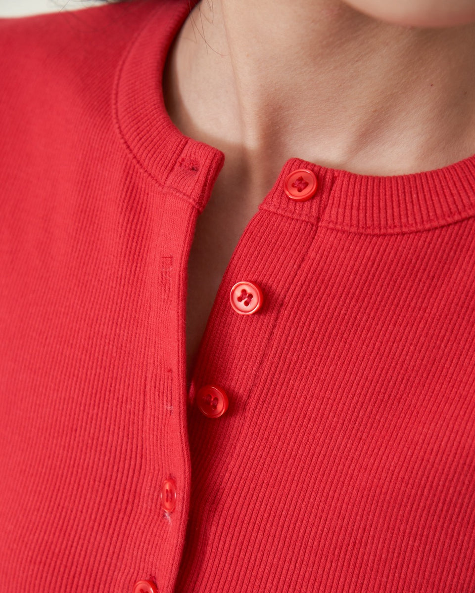Lyon Buttoned Top — garment detail
