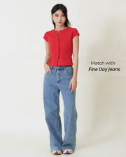 Lyon Buttoned Top