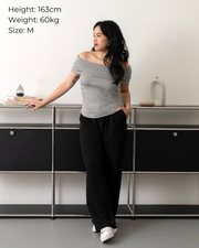 Off Shoulder Stretchy Top
