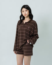 Meltstripe Long Sleeve Polo