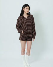 Meltstripe Long Sleeve Polo