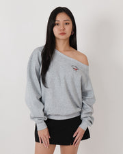 Dachshund Off-shoulder Sweater