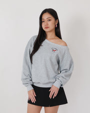 Dachshund Off-shoulder Sweater