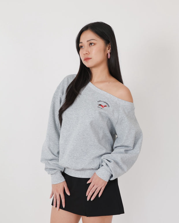 Dachshund Off-shoulder Sweater