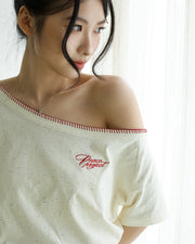 Peace Project Off-shoulder