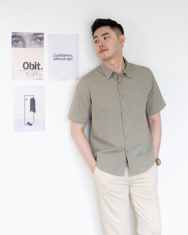 Short Sleeve Cotton Shirt