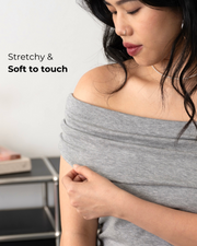 Off Shoulder Stretchy Top