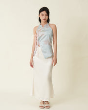 Flowy Satin Skirt