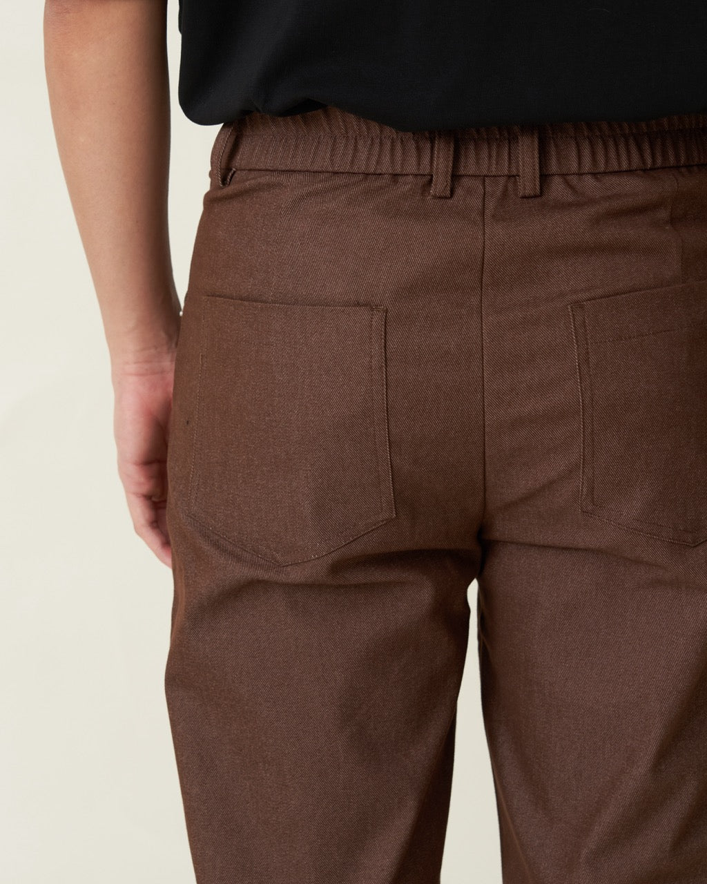 Close-up of All-Smart Long Pants fabric texture