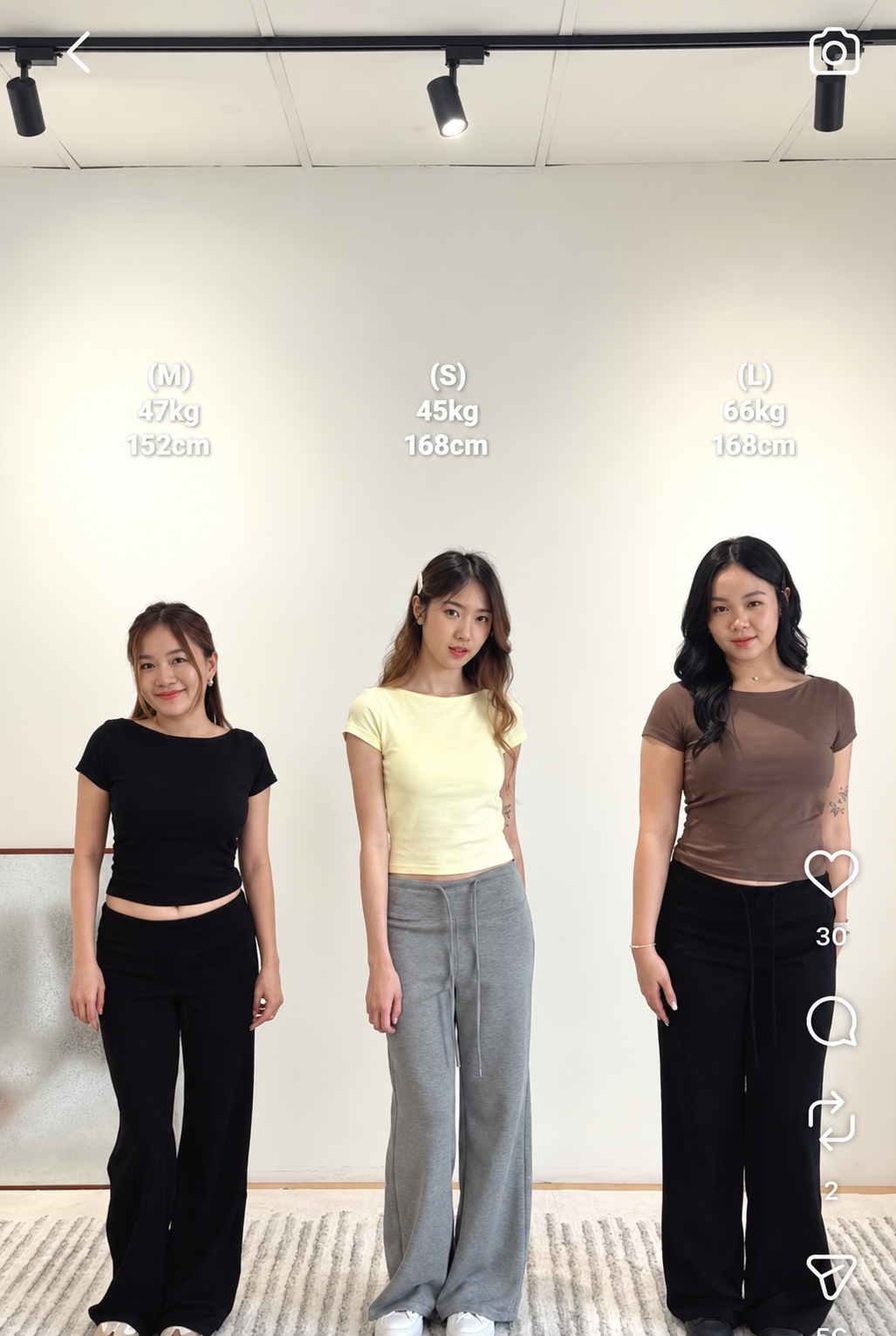 Model wearing size S in Chic Padded Off-shoulder.