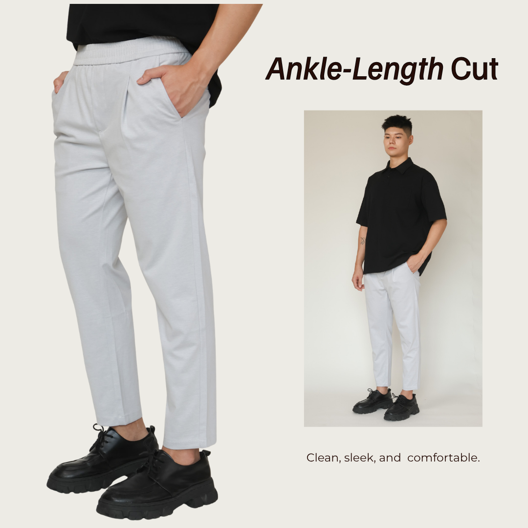 Ice Ankle Pants ankle-length cut