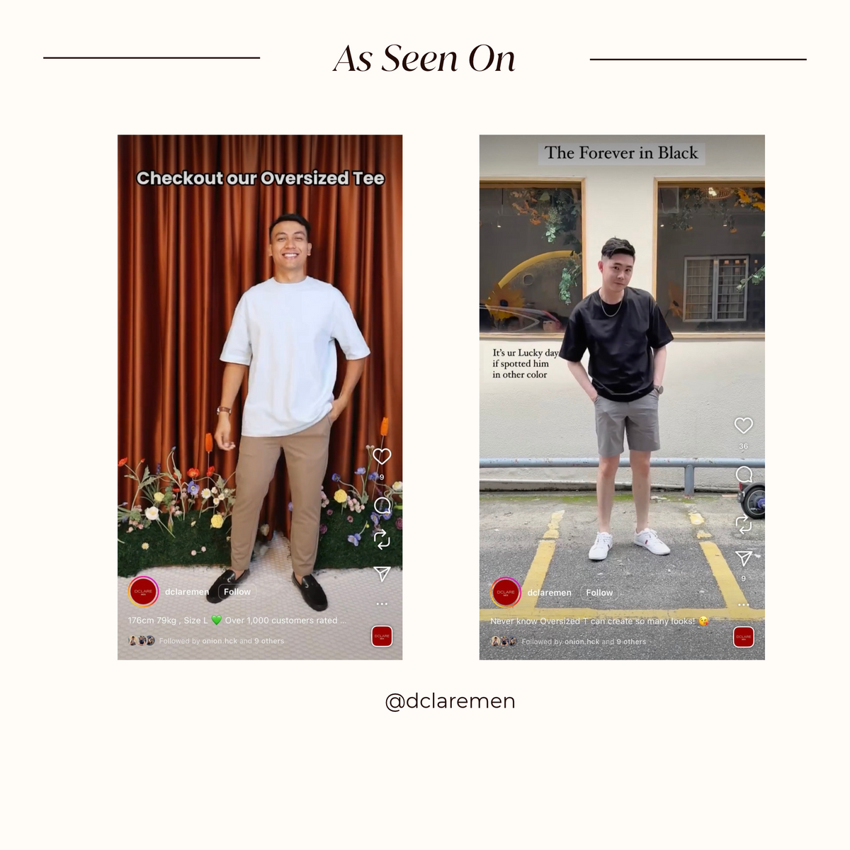 Oversized T as seen on @dclaremen