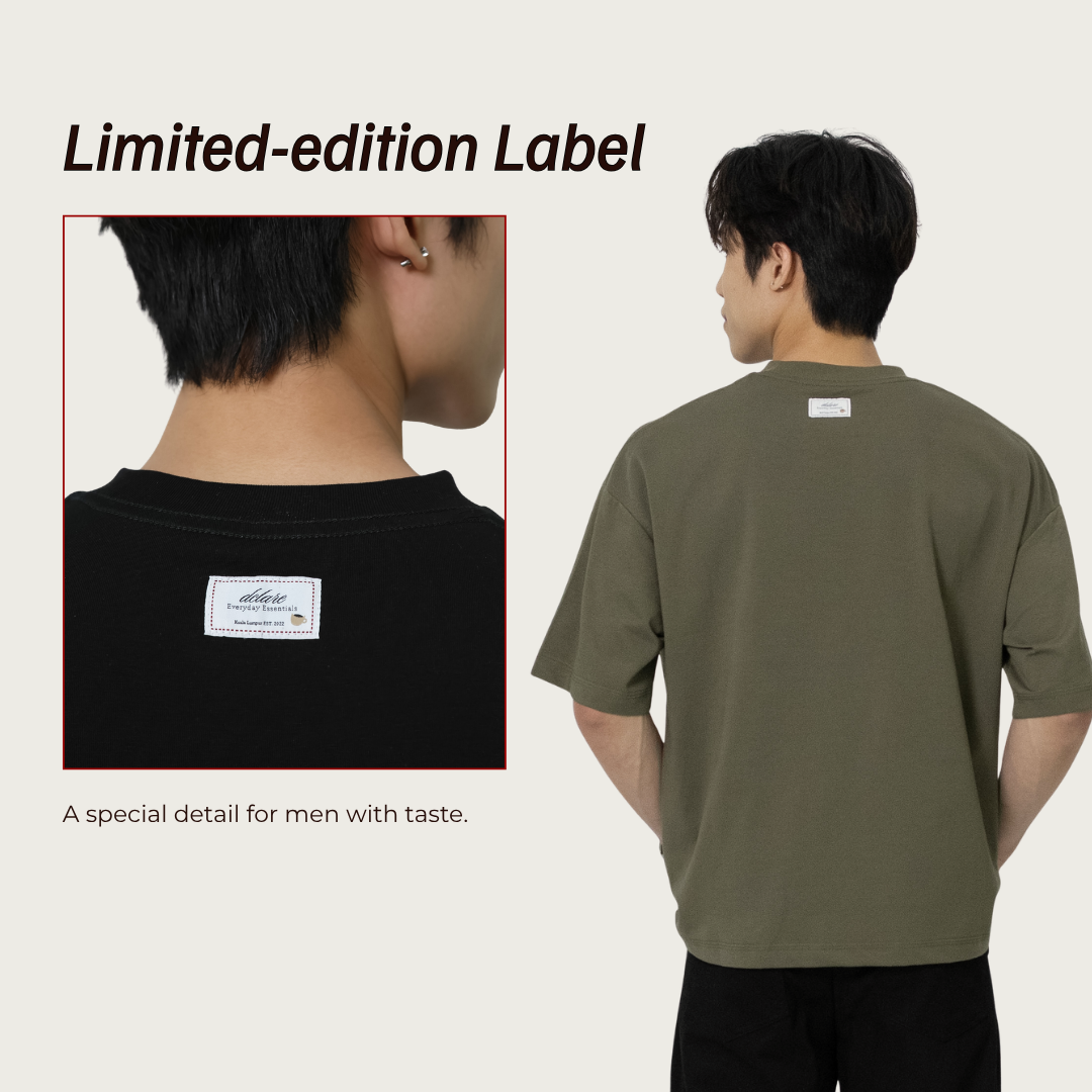 Signature Oversized T limited edition label detail