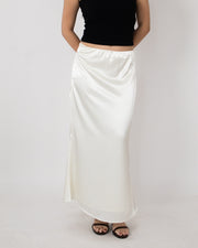 Flowy Satin Skirt