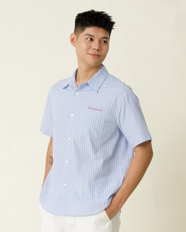Blessed Stripes Shirt (Blue)