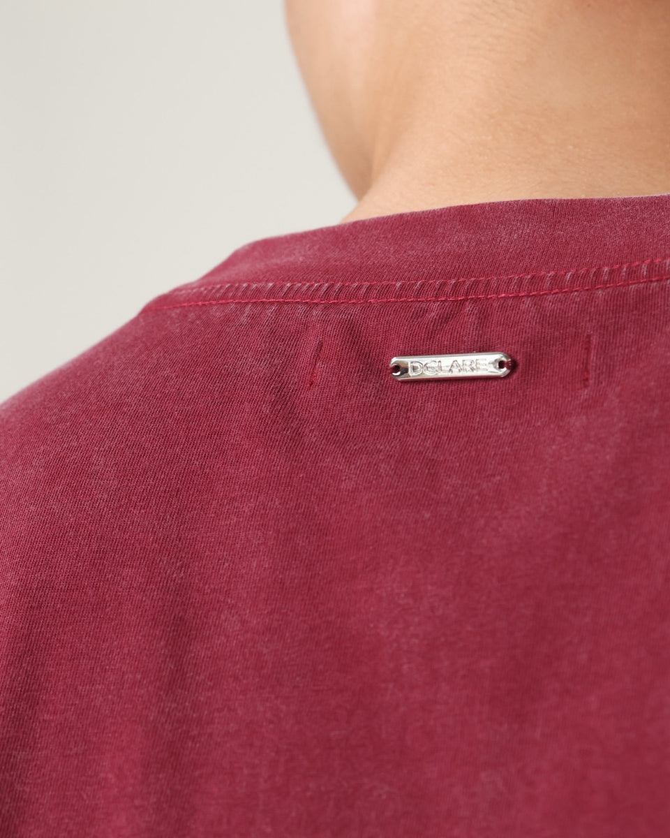 Acid Washed Oversized T — garment detail