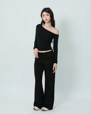 Chic Padded Off-shoulder