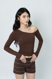 Chic Padded Off-shoulder