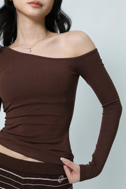 Chic Padded Off-shoulder