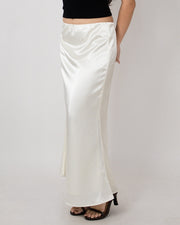 Flowy Satin Skirt