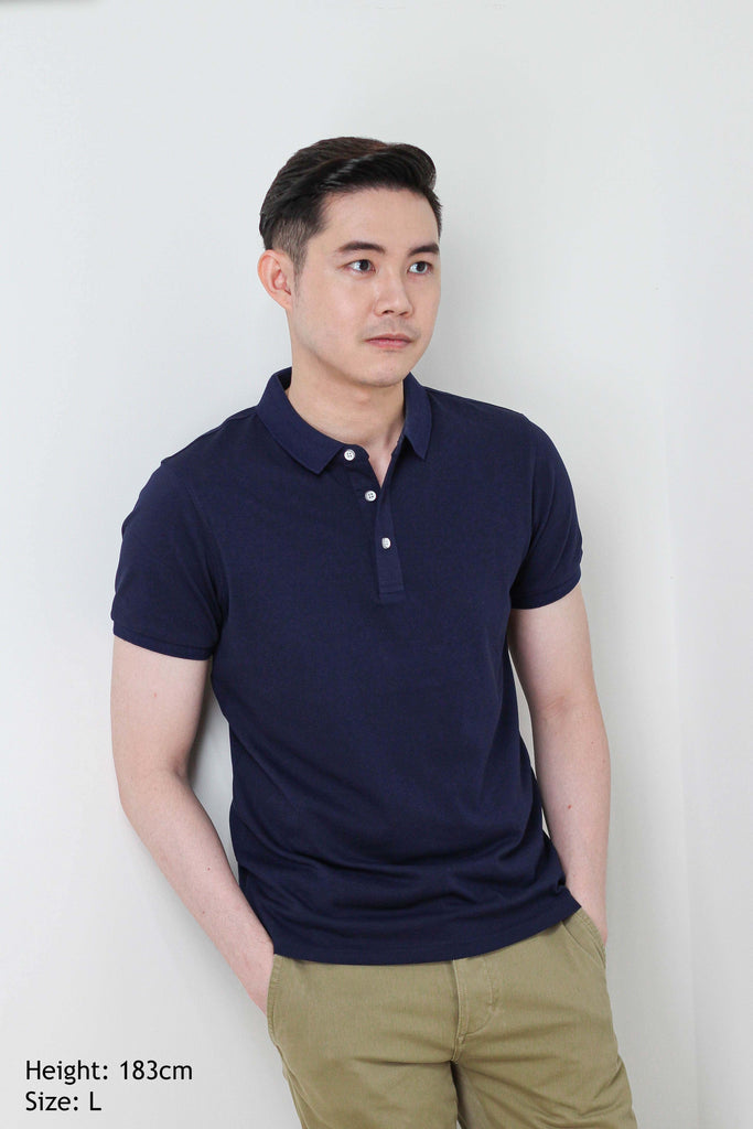 DCLARE Classy Polo T Navy