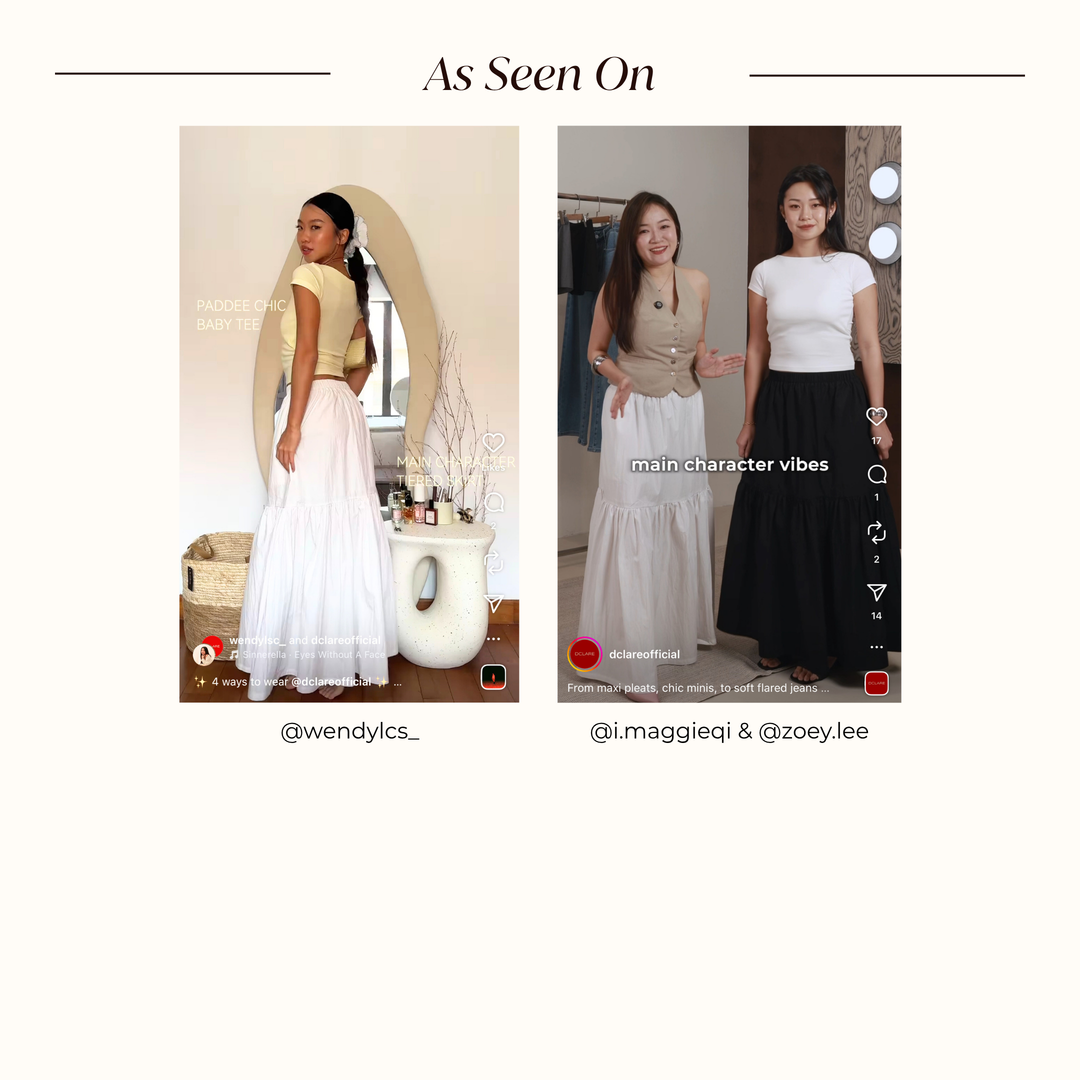Main Character Tiered Skirt — As Seen On: @wendylcs_, @i.maggieqi and @zoey.lee.